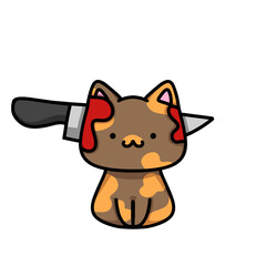 [Halloween Edition] Kitchen - Calico cat