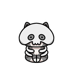[Halloween Edition] Skeleton - Tabby cat