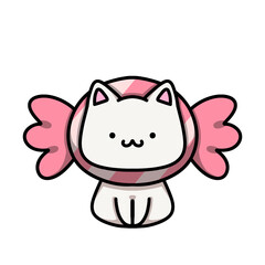 [Halloween Edition] Toffy - White cat