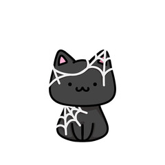 [Halloween Edition] Web - Black cat