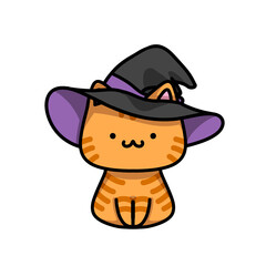[Halloween Edition] Witch hat - Ginger cat