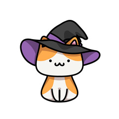 [Halloween Edition] Witch hat - Ginger cat