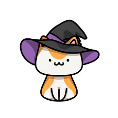 [Halloween Edition] Witch hat - Ginger cat