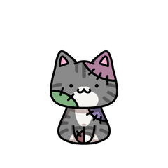 [Halloween Edition] Zombie - Tabby cat