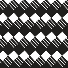 Mordern black and white colour diamond chaqe abstract seamless pattern can be used as background ,taxtile ,fabrica etc