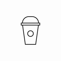 coffee cup simple icon sign vector