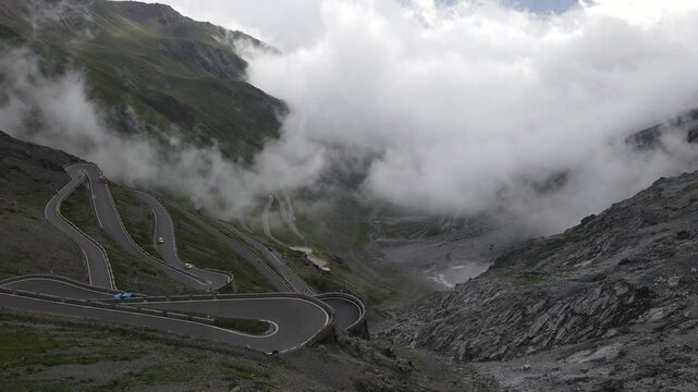 I tornanti di passo Stelvio