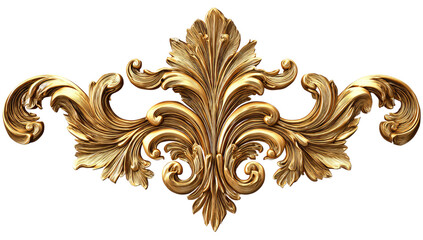 Ornate gold decorative trim (10)