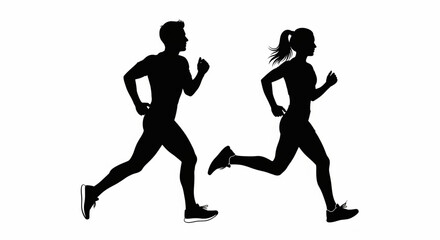 Dynamic running vector design that reflects fitness, health, and progress