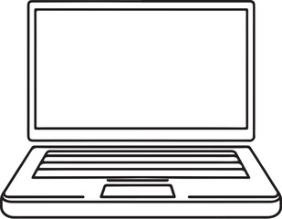 Laptop line icon