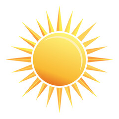 Sun with a starburst effect, a powerful energy symbol for a sci-fi exploration-based action Game