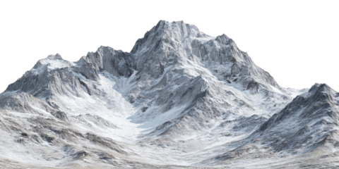 Snowy mountain range