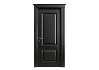 Dark, solid, classic door