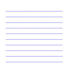 Fototapeta premium Blue writing lines.