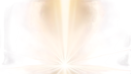 Bright radiant burst of light emanating from a central point against a dark background