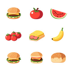fast food icons