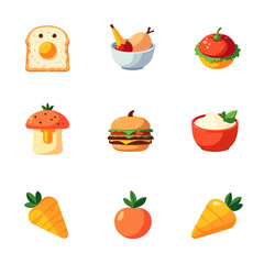 food icons set