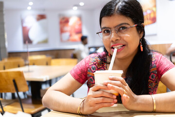 Eating at restaurant