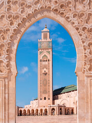 Hassan II mosque in Casablanca city, Morocco