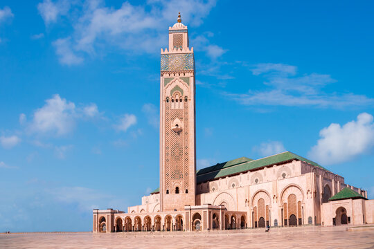 Hassan II mosque in Casablanca city, Morocco