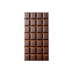 Obraz premium chocolate bar on white background