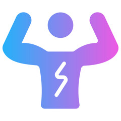 strong gradient fill icon
