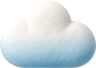 3D펠트구름아이콘디자인