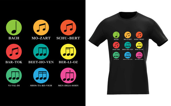 Classic Composers Classical Music Musical Notes