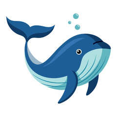 Humpback sealife tropical isolated icon