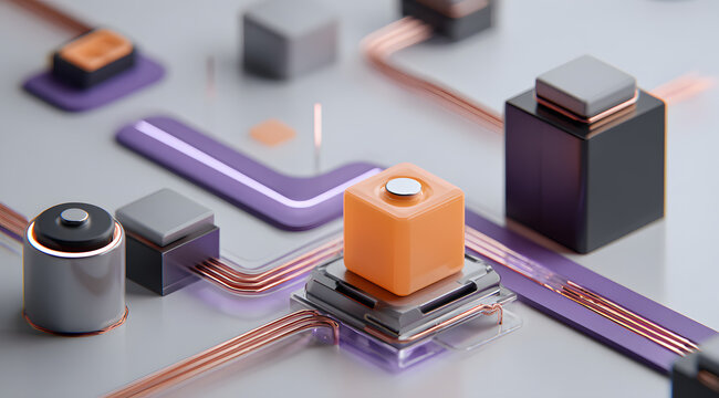 The connection between integrated circuit components