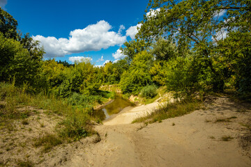 Plaża Kółko przy Kanale Mosińskim.  © fotozen