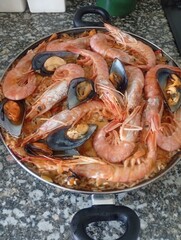 seafood paella