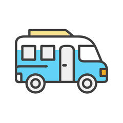 Naklejka premium truck icon vector illustration