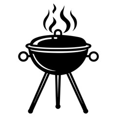 Modern kitchen oven silhouette with clean lines