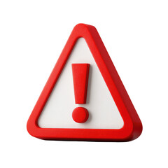 Red triangular warning sign with exclamation point (3)