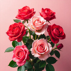 Obraz premium bouquet of red roses