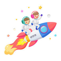 astronaut on the space