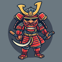Japanese Samurai Design Very Cool	
