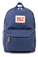 AI generated. A schoolbag with Back to school on it