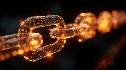 Chain of luminous connection