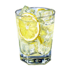 Refreshing lemonade in a glass (1)