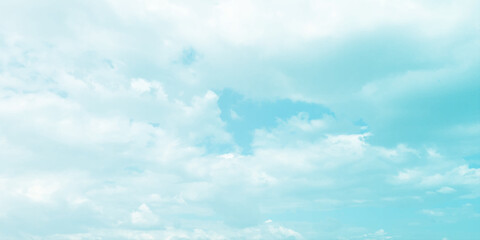 sunny sky blue light watercolor background. Aquarelle painting brush effect card paper textured canvas cloudy smoke space for text, entertaining card, template. aquamarine color graphics illustration