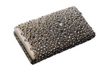 beautiful clutch with stone work