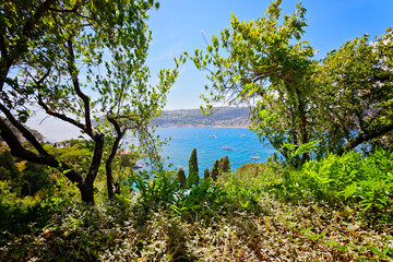 Panoramic view of the French Riviera, France
