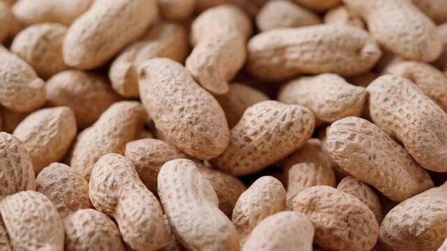 Peanuts pattern concept. Creative layout made of Peanuts nuts. Peanuts background, close-up .