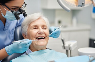 Dental Implant Treatment for Seniors | Elderly Dentistry Image