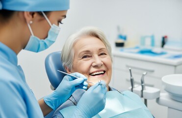 Dental Implant Treatment for Seniors | Elderly Dentistry Image