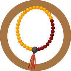  Islamic Prayer Tasbih Beads Vector