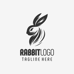 Fototapeta premium Modernistic Rabbit Abstract Logo Design