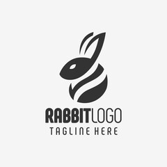 Modern Rabbit Spirit Logo Design